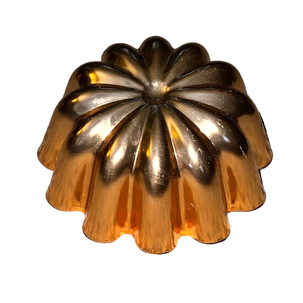 Vintage Copper Jello Dessert Mold Baking Wall Hanging Decor - 3 1/2 Cups